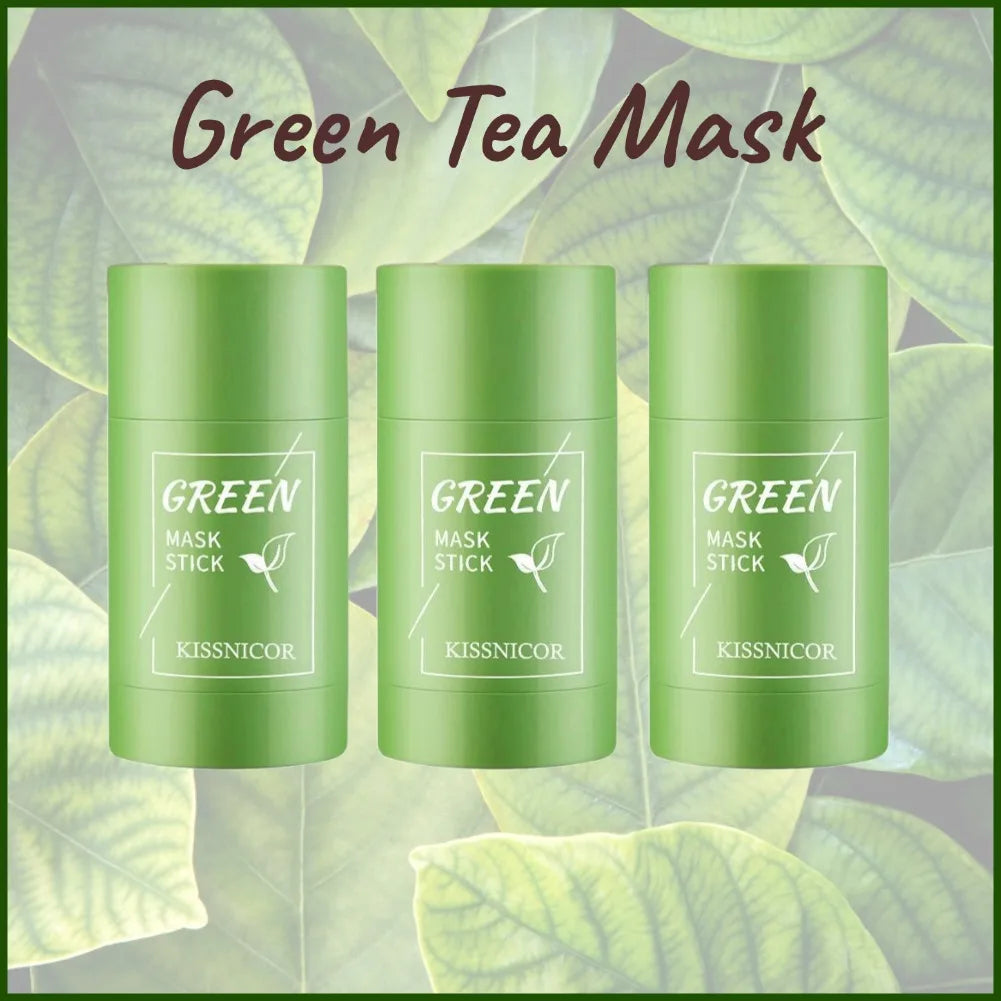 Green Tea Face Cleansing Mask Stick Shrink pores Deep Blackhead Remover facial Cleansing Moisturizing Mask skin care