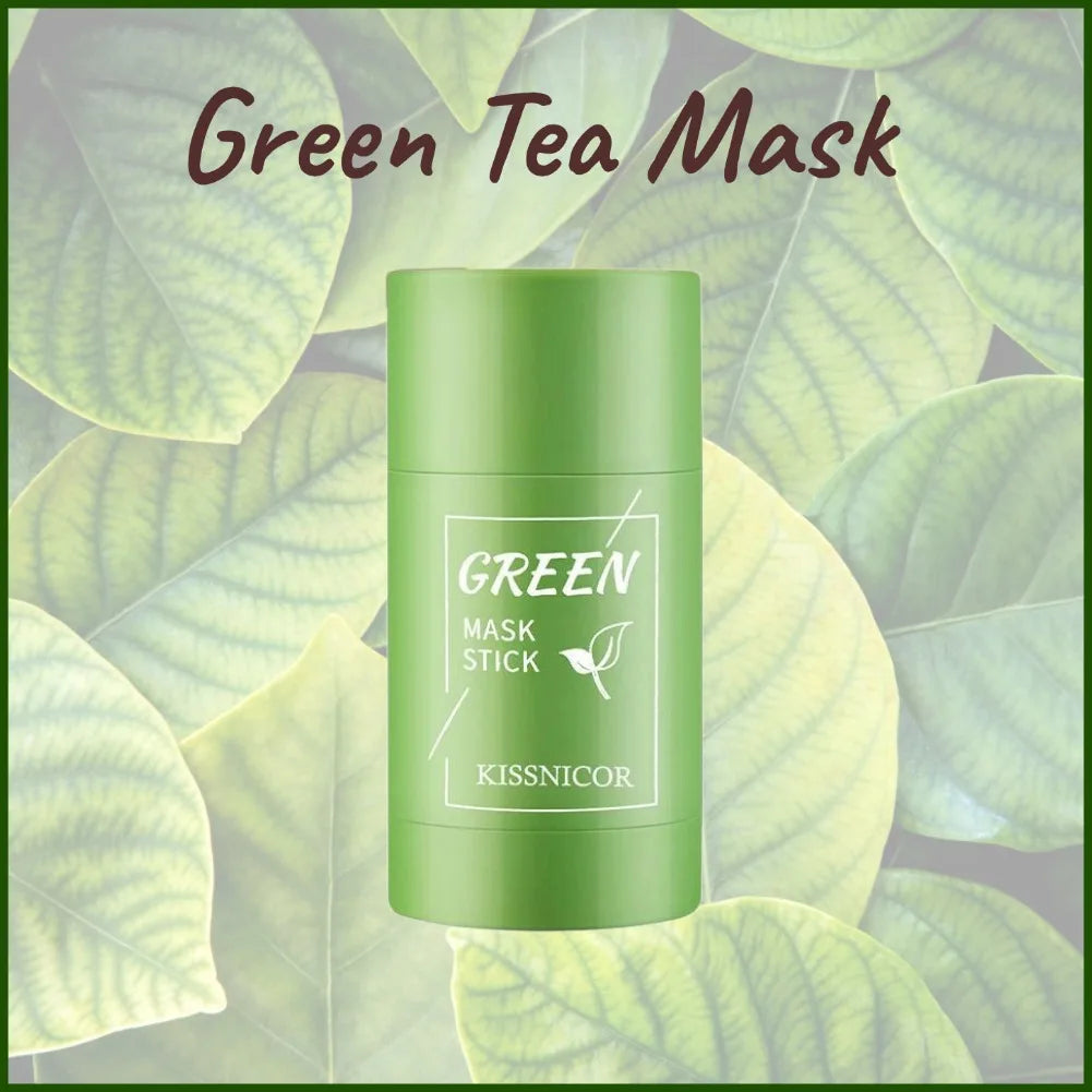 Green Tea Face Cleansing Mask Stick Shrink pores Deep Blackhead Remover facial Cleansing Moisturizing Mask skin care