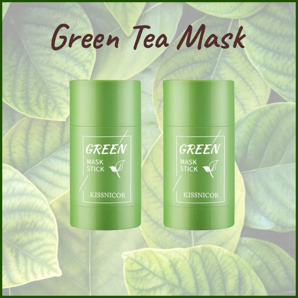 Green Tea Face Cleansing Mask Stick Shrink pores Deep Blackhead Remover facial Cleansing Moisturizing Mask skin care