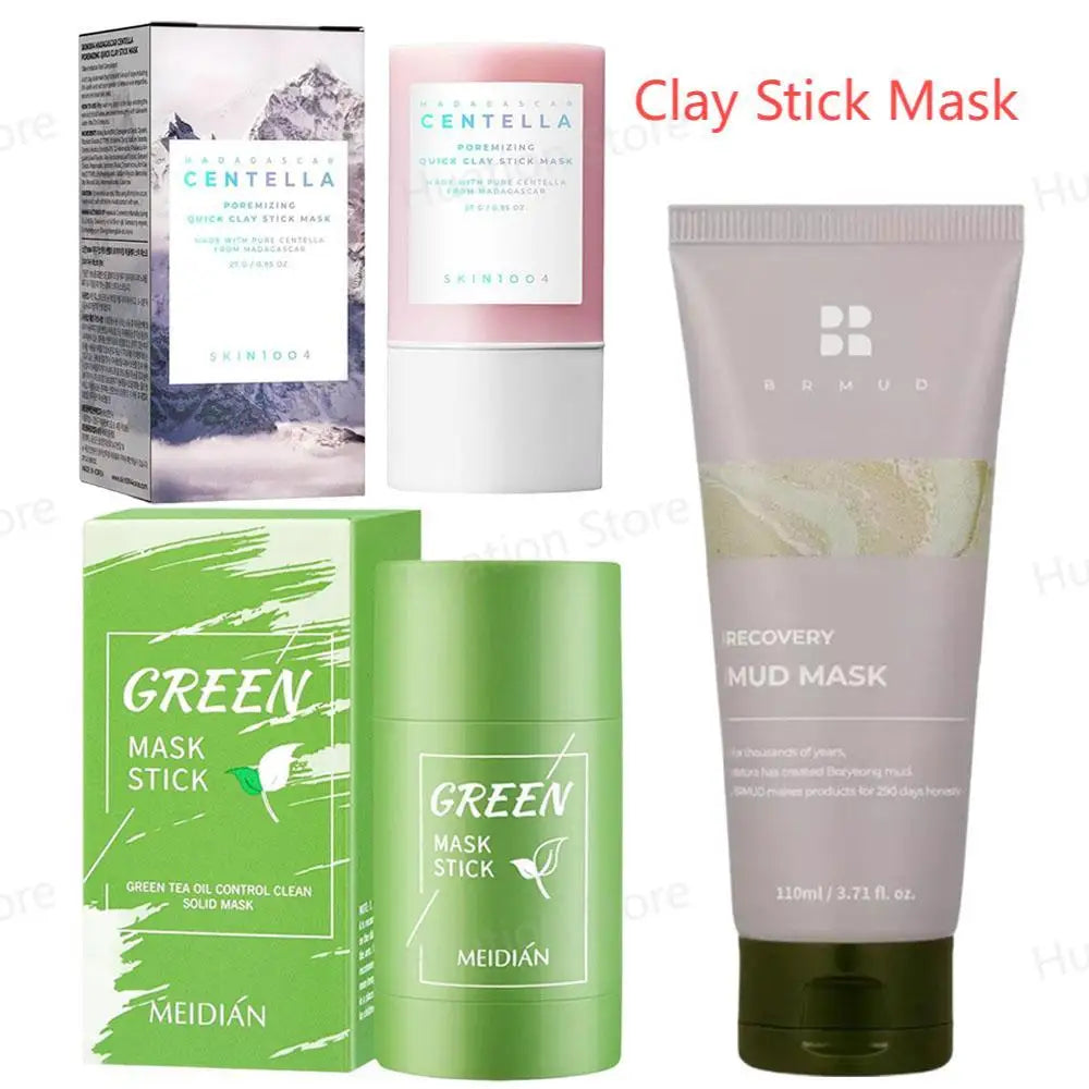 Centella Clay Stick Mask Clean Skin Oil Control Pore Minimizing Moisturizing Soothing Facial Mask Skin Care 27g/40g/110g