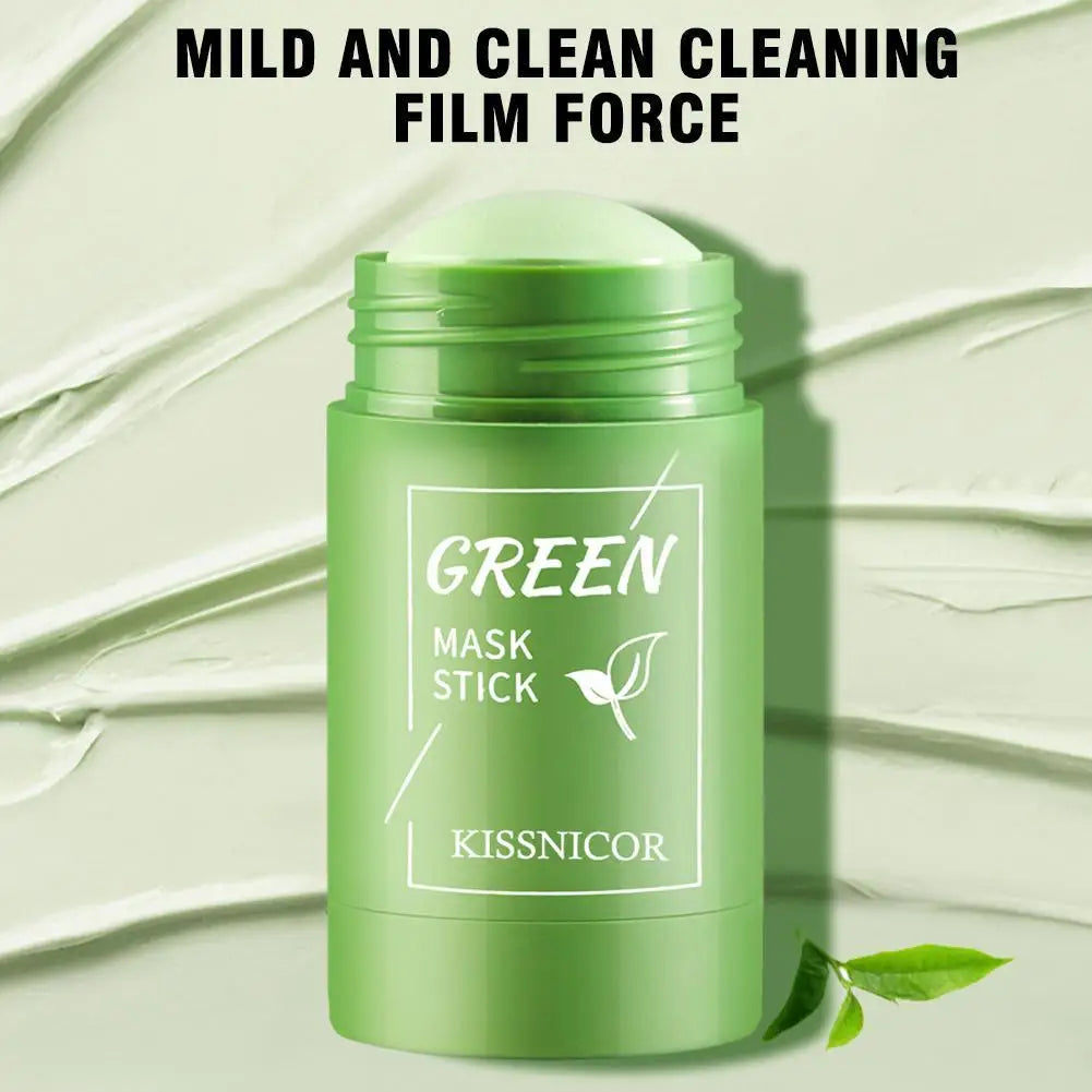 Green Tea Face Cleansing Mask Stick Shrink pores Deep Blackhead Remover facial Cleansing Moisturizing Mask skin care