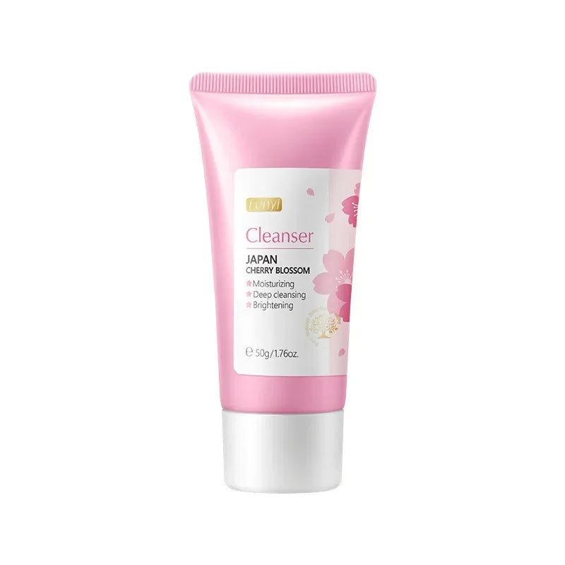 Vitamin C Facial Cleanser Skin Cleansing Moisturizing Anti Acne Blackhead Remove Skincare Face Wash Foam Face Cleanser Skin Care